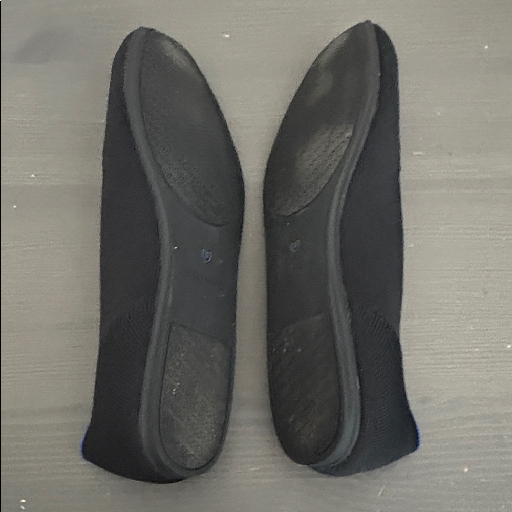Rothy's‎ The Square Flats Womens Black Minimalist Neutral Slip On Knit Size 10 - Picture 6 of 12